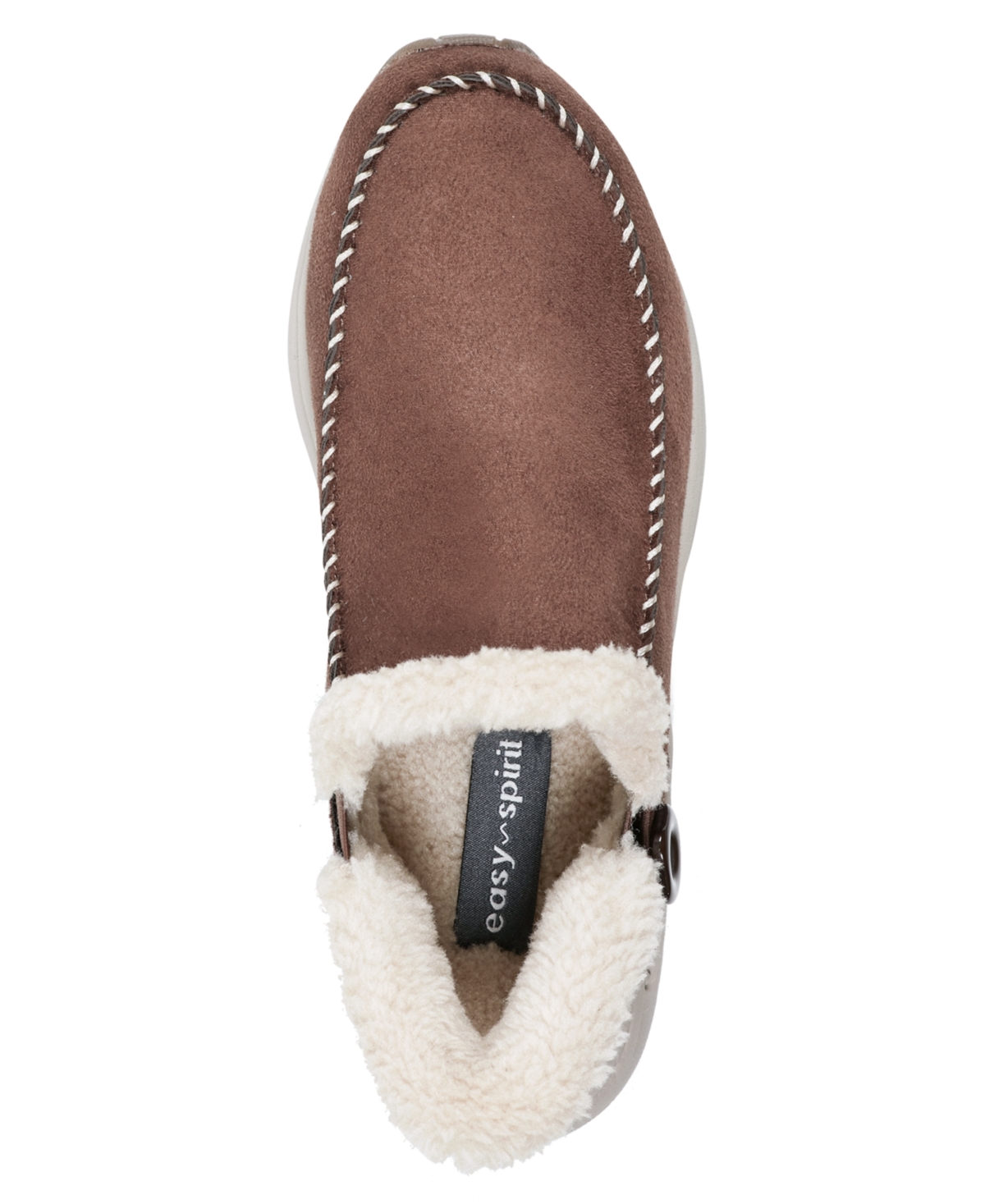 Easy Spirit Turner Faux Fur Lined Bootie In Brown