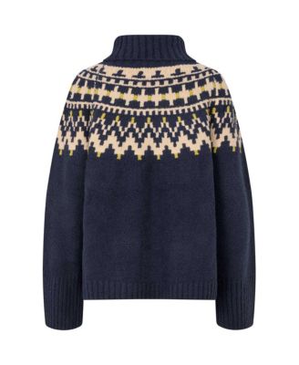 Women's Long Sleeve High Neck Knit Sweater