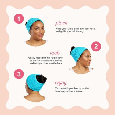 4-Pack Cotton Headbands – Extra-Wide, Comfy, All Hair Types, Ocean Breeze