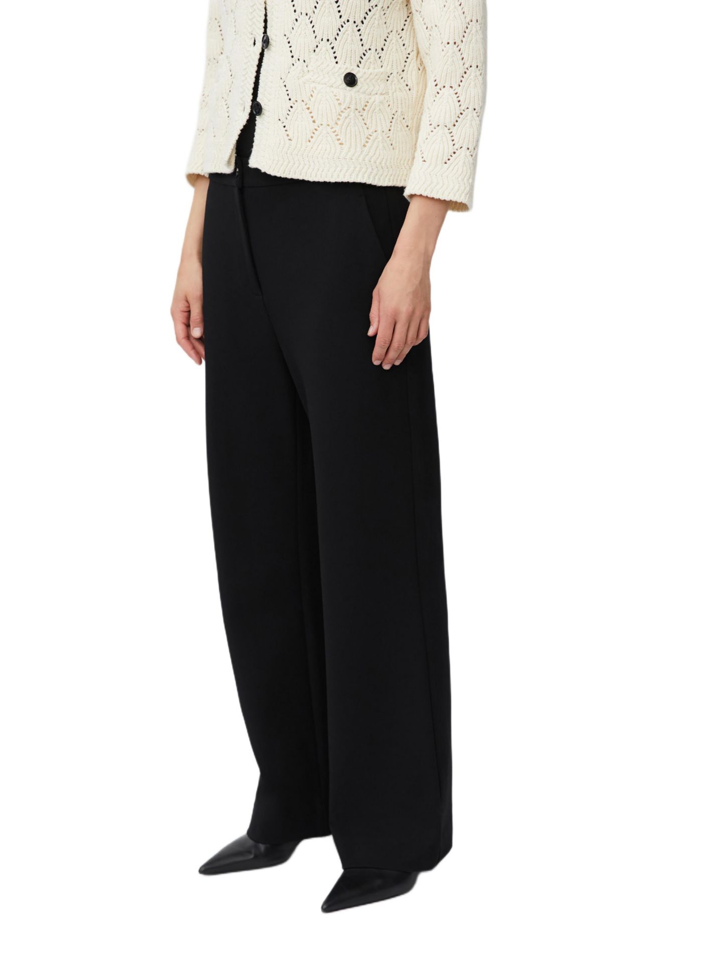 Женские брюки Masai Copenhagen MaPlegia Wide Leg Tailored, цвет: Чёрный — фото 1