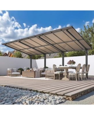 20' x 10' Outdoo Gazebo for Patio, Large 10x20 Pergola Carport