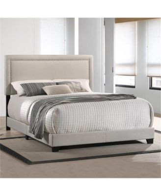 Zion Queen UPH Bed in Zion Fog Fabric