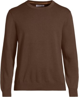 Men's Fine Gauge Cotton Crew Neck Sweater