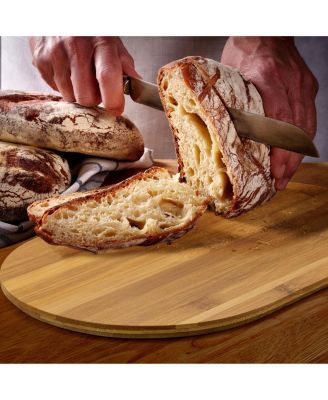 Bamboo Kitchen Countertop 4 Piece Metal Bread Basket and Canister Set in Gray with Lids