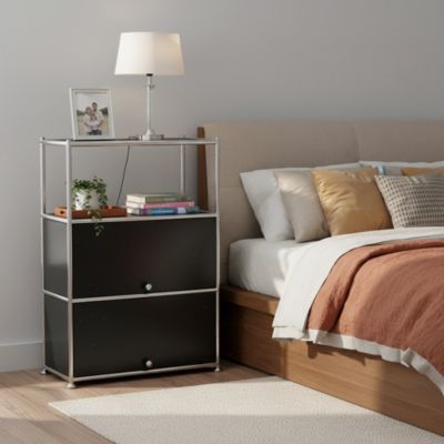 3-Tier Storage Cabinet Metal Shelving Unit – Multi-Functional Kitchen Organizer