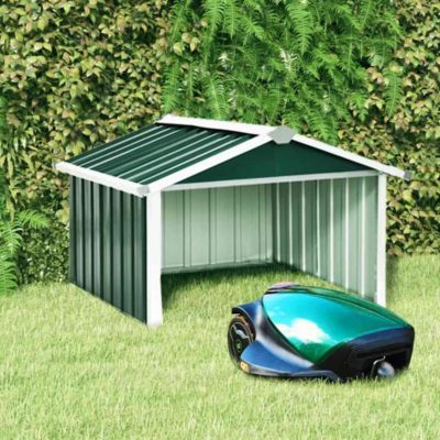 Garden Shed Green Galvanized steel Durable Garden Shed