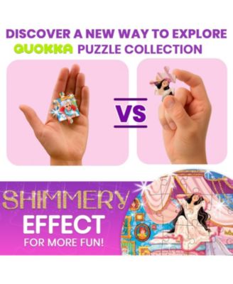 4x60 Pcs Puzzles with Glitter Effect  for Kids 4-6