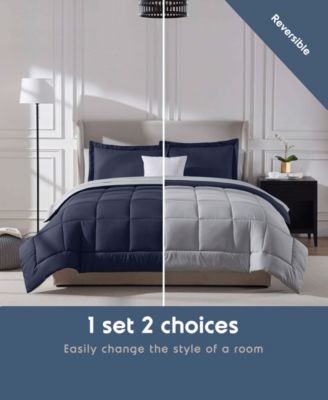 Luxury Soft Reversible 7-Pc. Comforter Set, Full