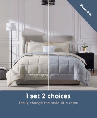 Luxury Soft Reversible 7-Pc. Comforter Set, Queen