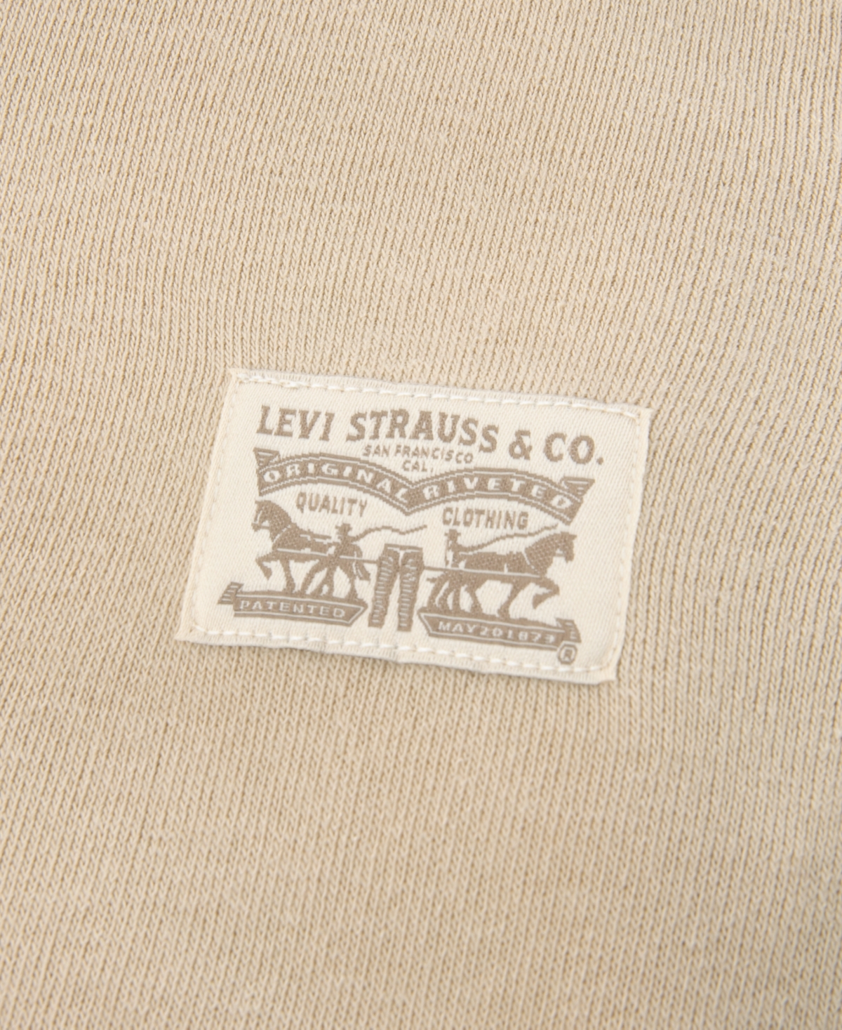 Levi's Boys 4-7 2 Piece Patch Long Sleeves Hoodie And Joggers Set In Brown