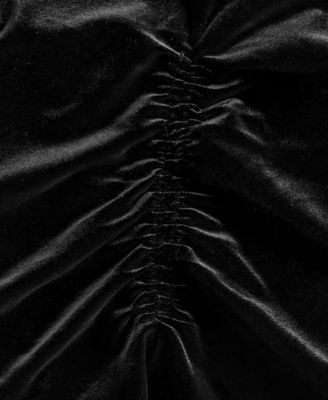 Women's Asymmetric Draped Velvet Top, Macy's Exclusive