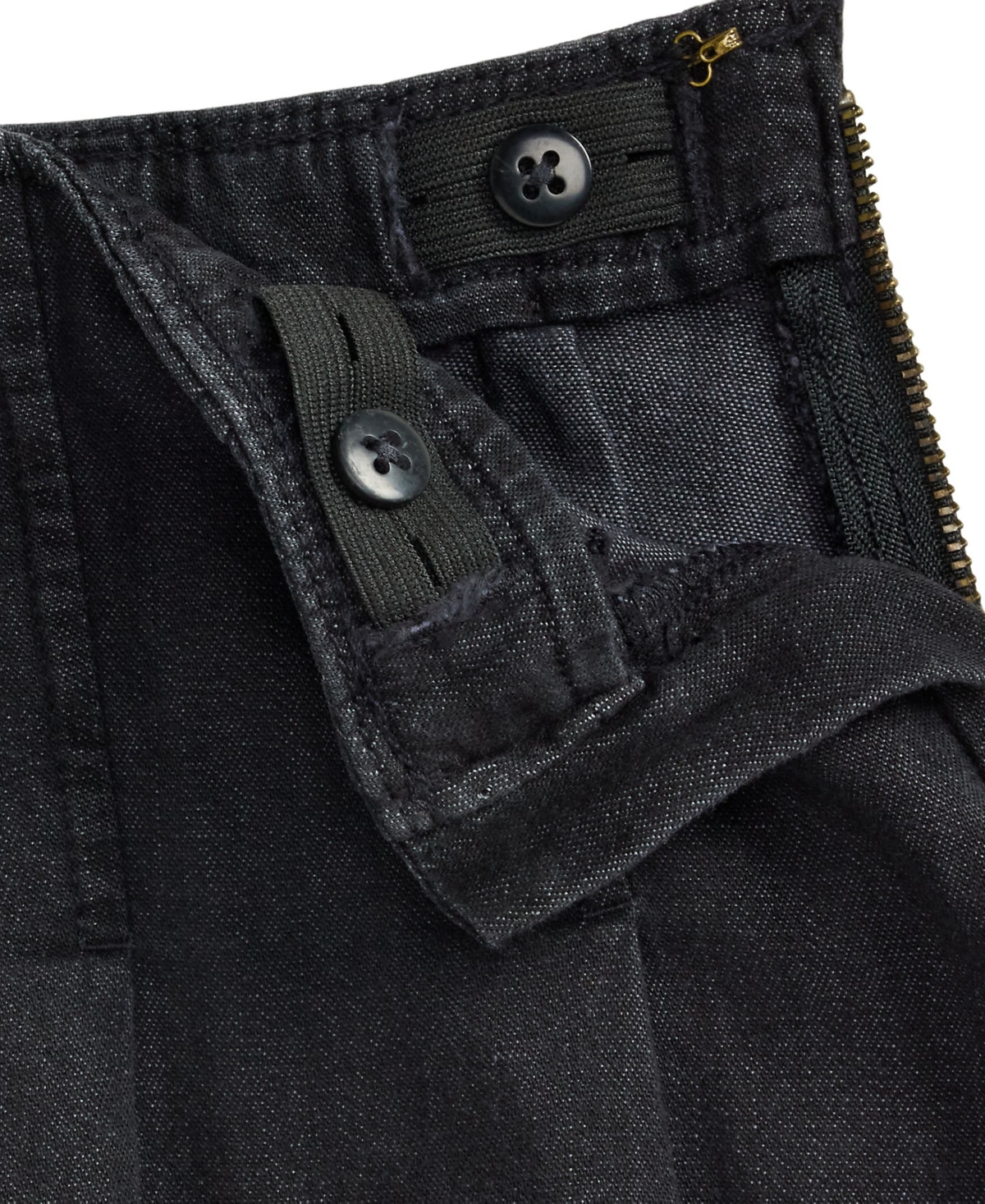 Polo Ralph Lauren Girls 7-16 Pleated Cotton Denim Skirt