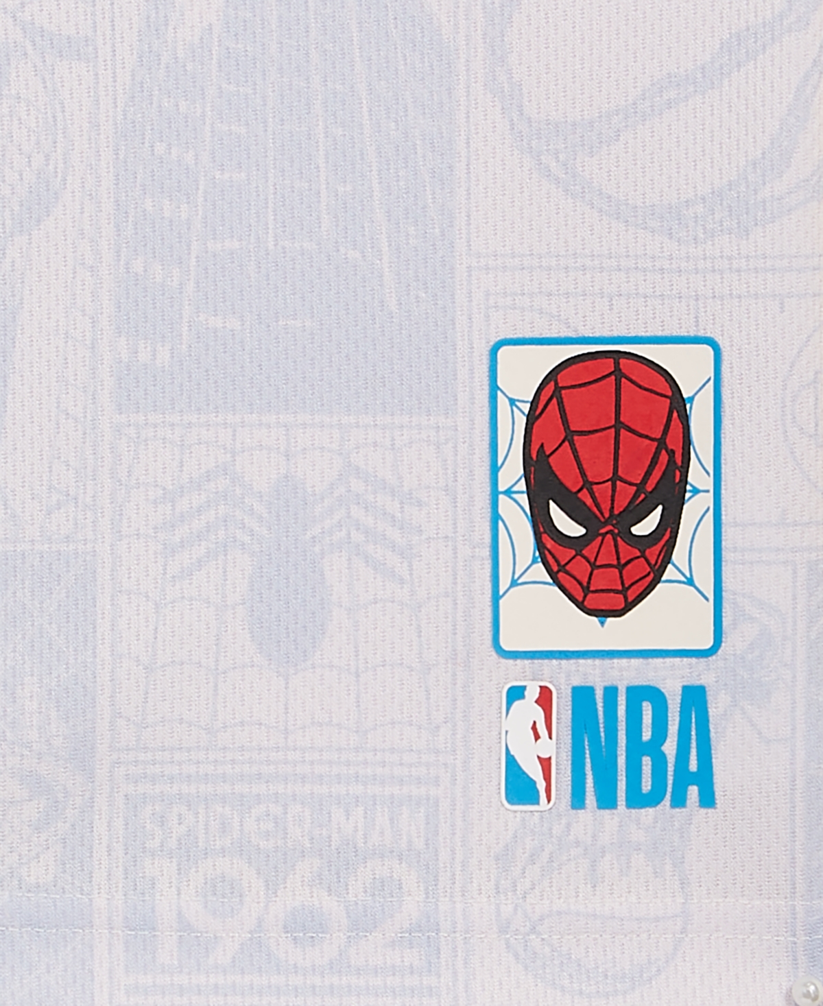 Macy's Marvel X Nba Kids Spider-man 1962 Printed Short Sleeve Jersey, Macy's Exclusive In White