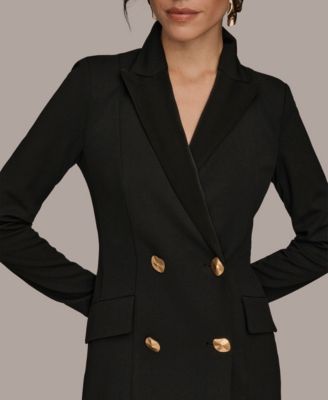 Women's Long Sleeve Coat Dress
