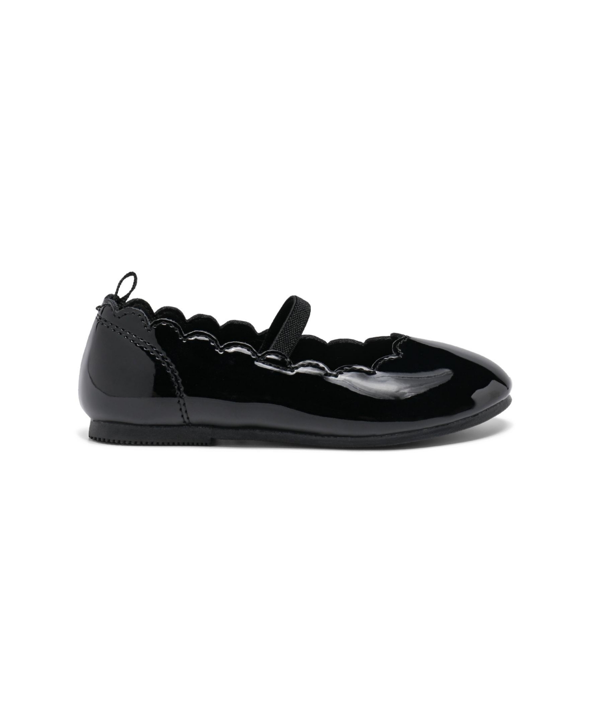 Carter's Girls 4-11 Patterned Ballerina Shoes In Black