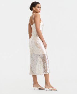 Women's Sequin Bodycon Midi Dress, Macy's Exclusive