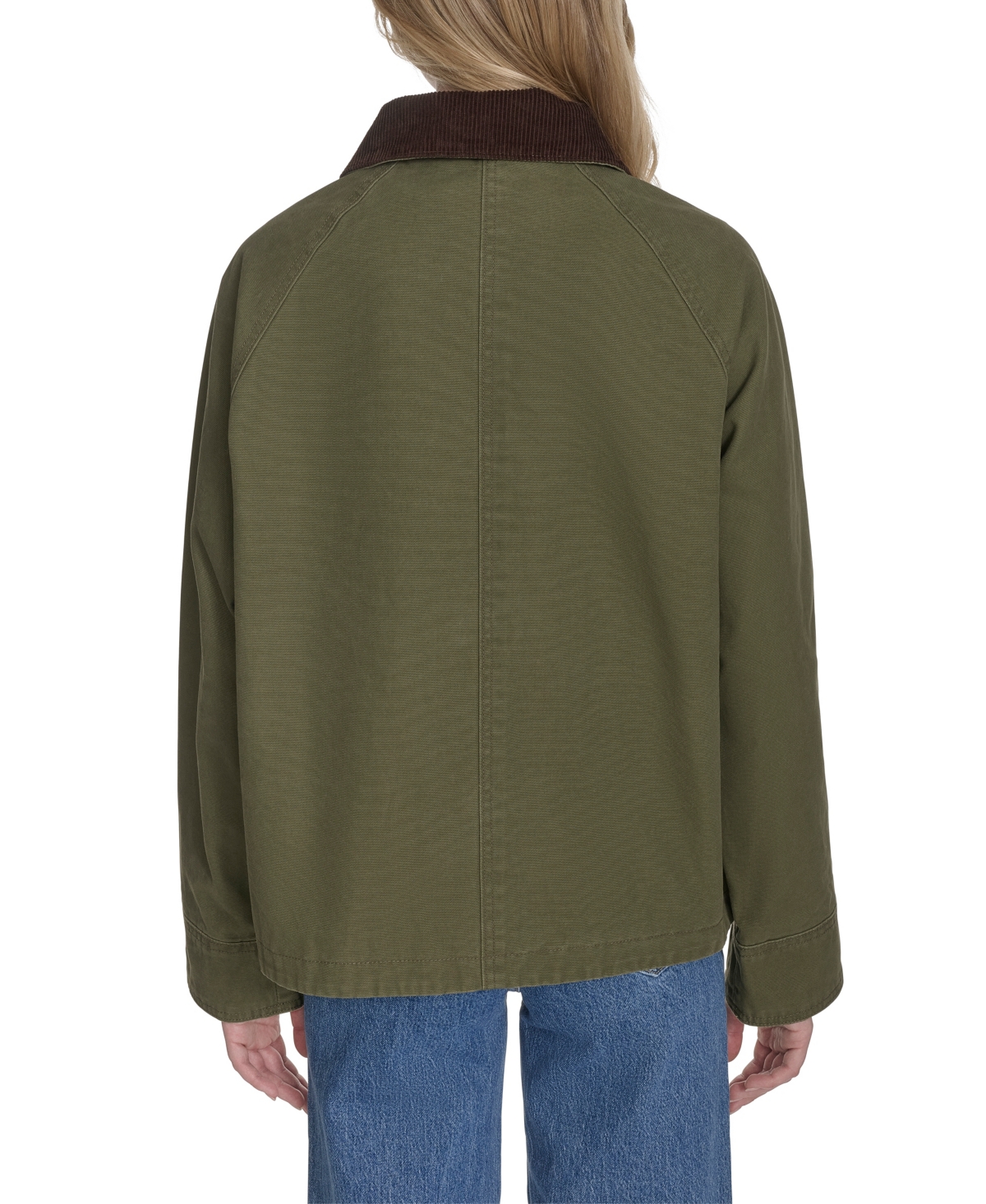 Levi's Women's Regular Short Cotton Barn Jacket In Green