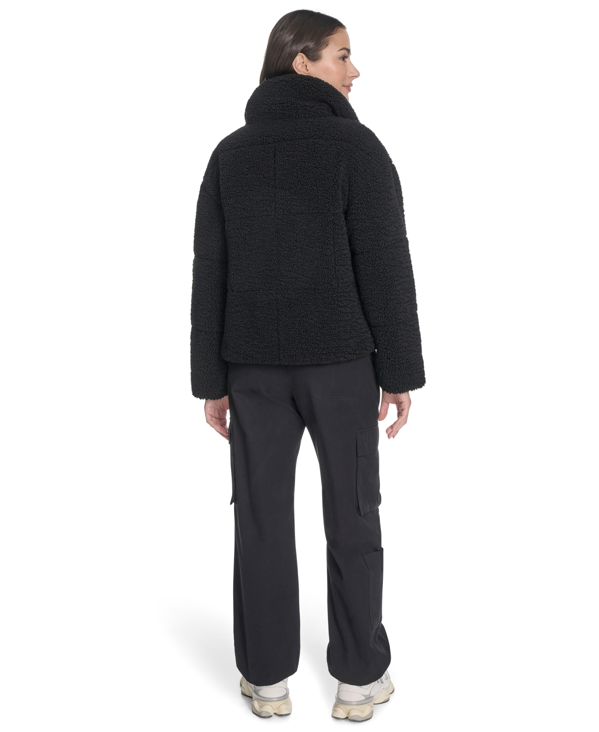Levi's Women's Regular Short Quilted Teddy Jacket