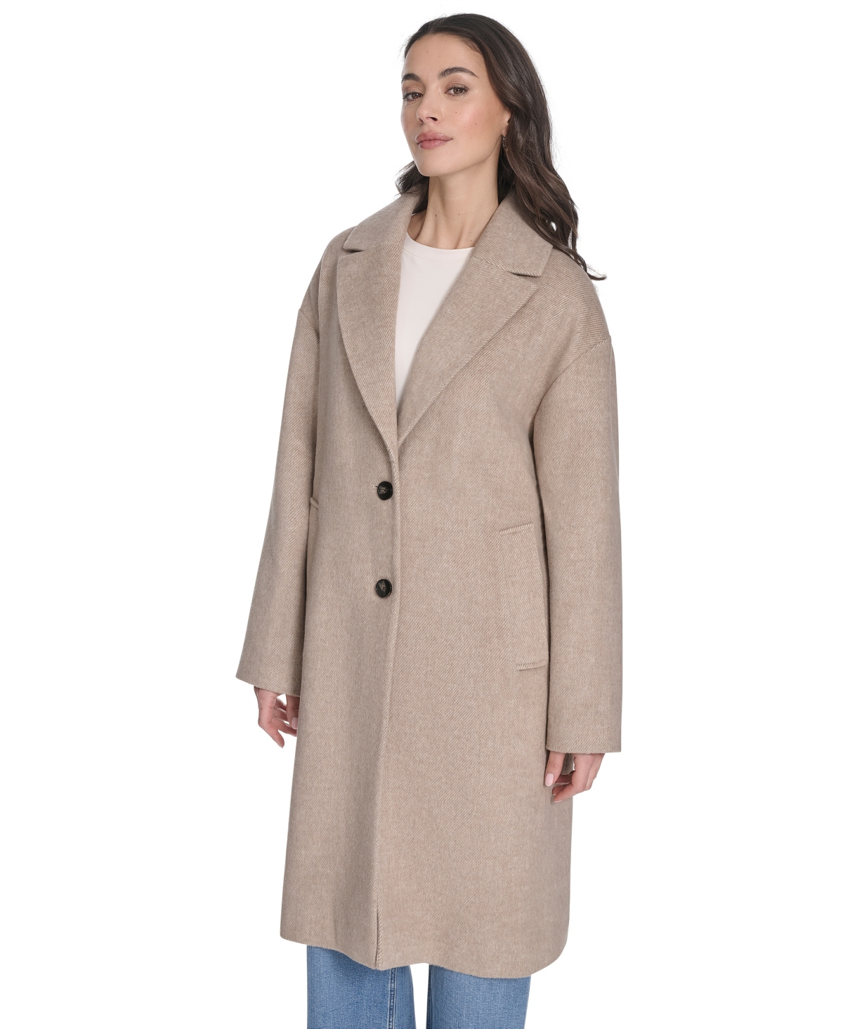 Levi's Women's Regular Single Breasted Top Coat In Neutral