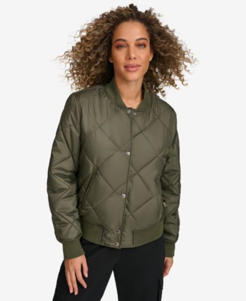 Женские куртки Levi's Regular Diamond Quilted Sherpa Lined Bomber Jacket