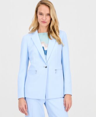 Women's Notch-Collar One-Button Jacket 