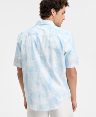 Men's Short-Sleeve Rugged Texture Shirt, Macy's Exclusive