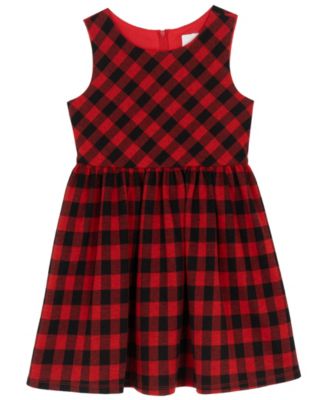 Girls' 2T-6X Long-Sleeve Coat and Dress, 2-Piece Set