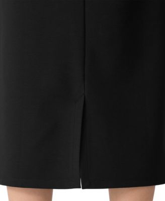 Women's Pocket Detail Calf-Length Skirt