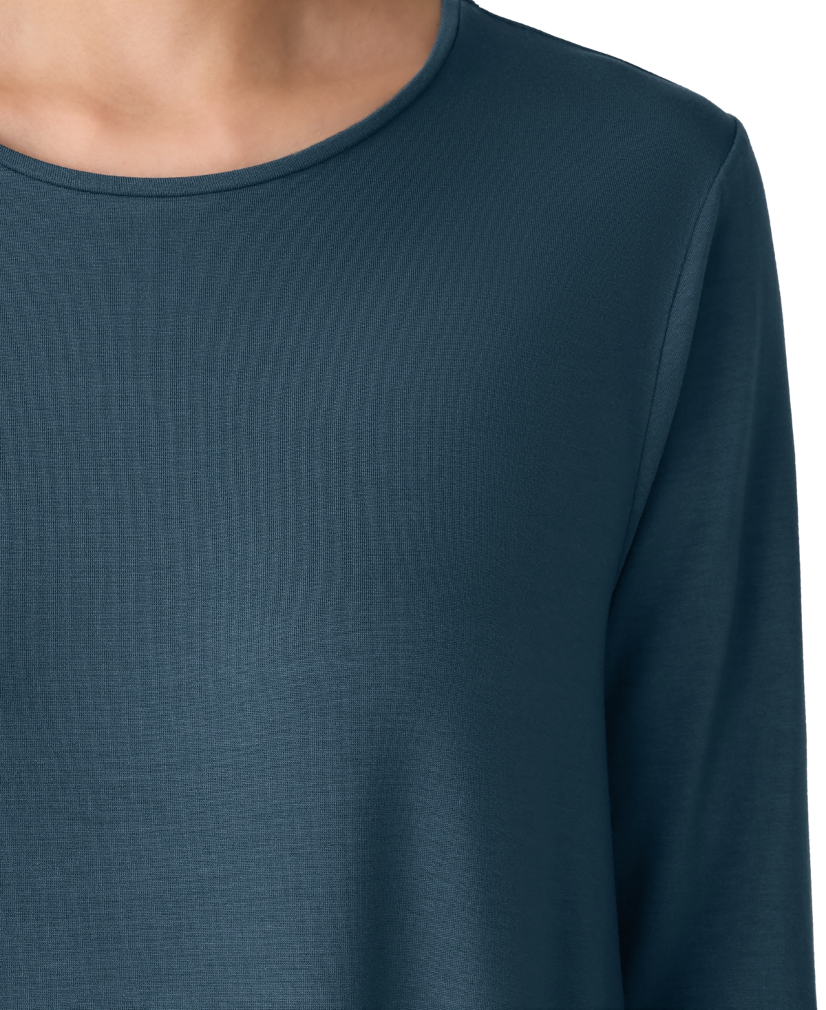 Eileen Fisher Women's Round Neck Oval Dress