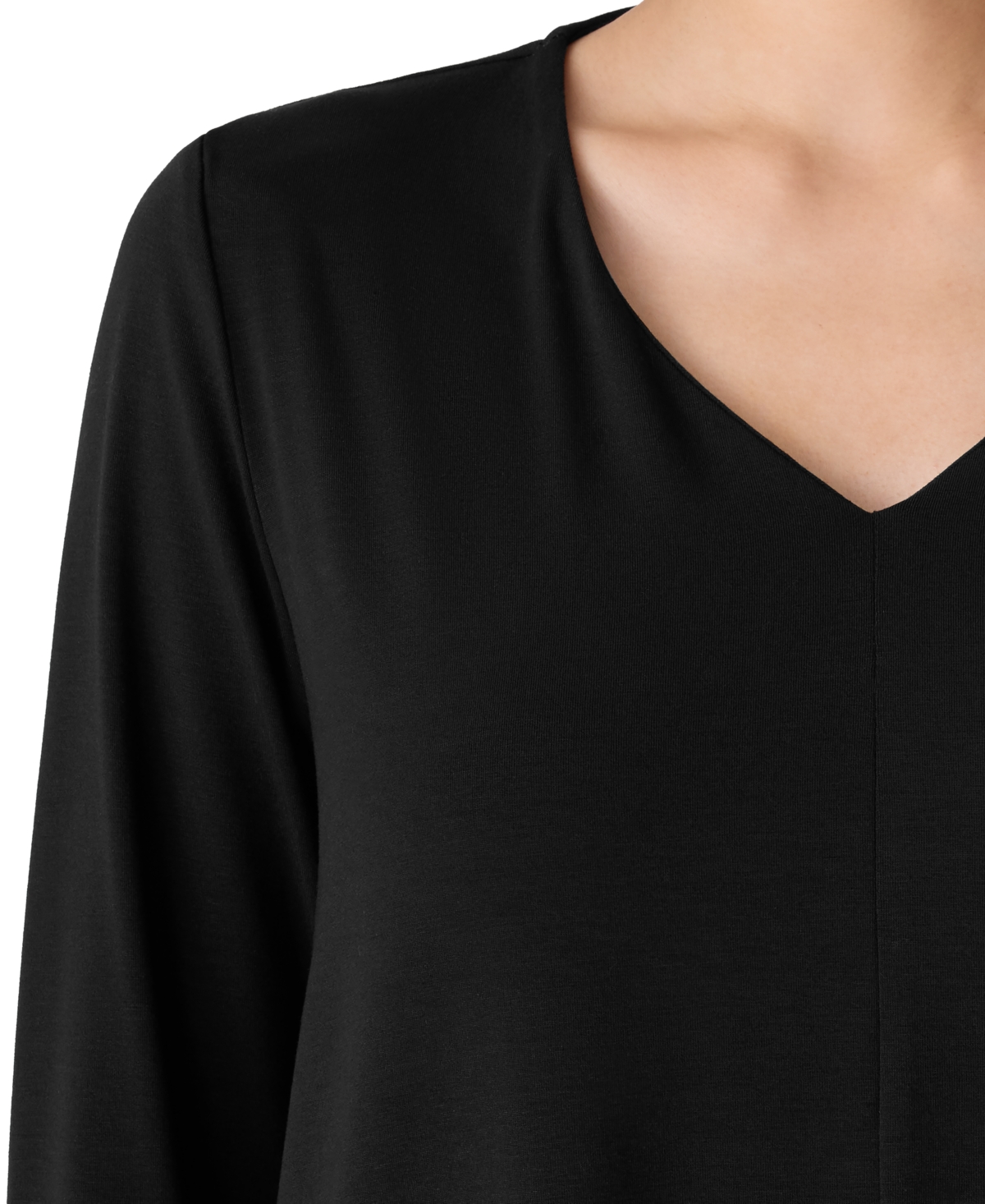 Eileen Fisher Women's V-Neck Tunic Top