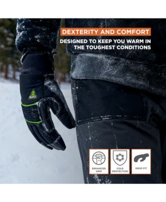 Men's Extreme Ultra Grip Gloves - Insulated, Cut-Resistant, Touchscreen-Compatible Work Gloves for Extreme Cold