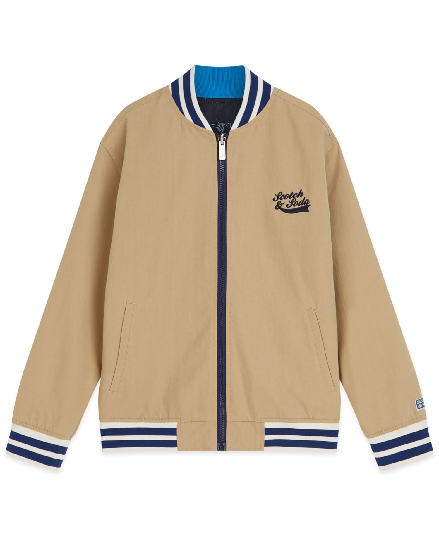 Boys' 8-16 Reversible Bomber Jacket