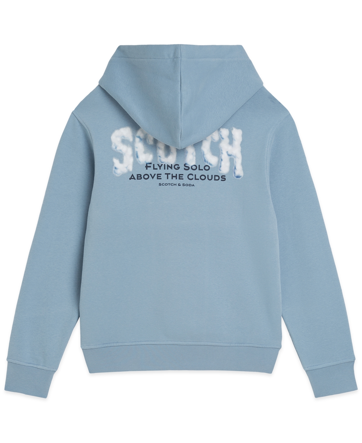 Scotch & Soda Boys 8-16 Whimsical Graphic Hoodie Sweatshirt In Blue