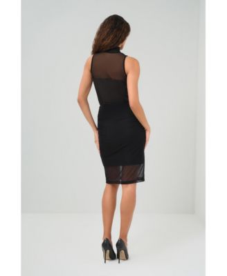 Women's Alessia Mesh Pencil Skirt