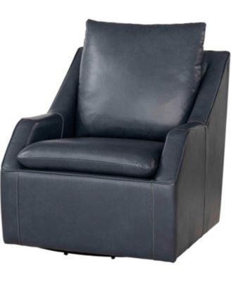 2 Pc  Upholstered Fabric Swivel Feature  Accent Chair