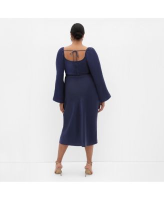 Plus Size Adelina Long Sleeve Dress