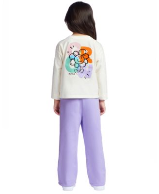 Color Lab Girls' 2-10 Printed Long-Sleeve T-Shirt