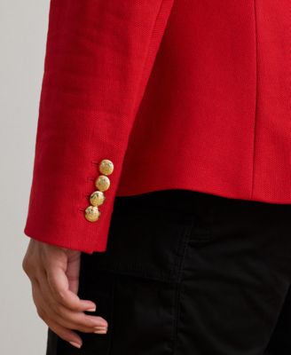 Plus Size Bullion Jacquard Blazer