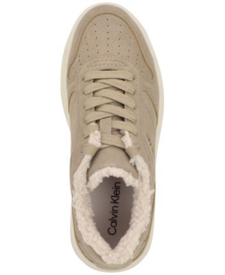 Women's Pozay Cozy Suede Lace-Up Sneakers