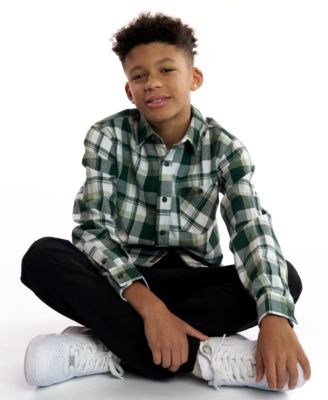 Boys' 5-20 Dixon Plaid Long-Sleeve Shirt