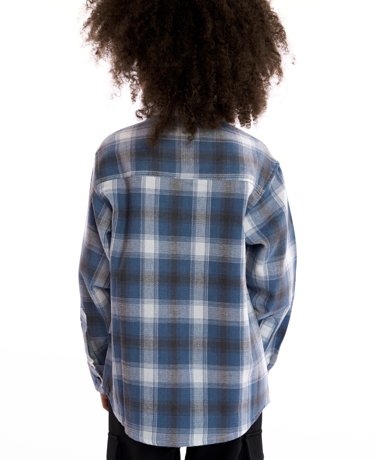 Sovereign Code Boys 5-20 Collared Plaid Long Sleeves Shirt
