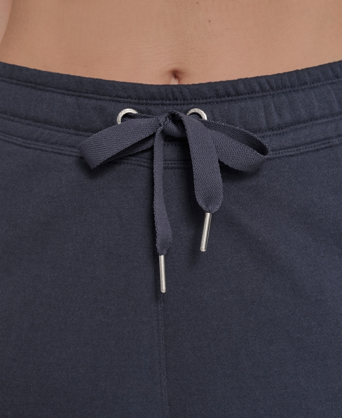 Calvin Klein Women's Fleece High Waist Drawstring Sweatpants In Blue