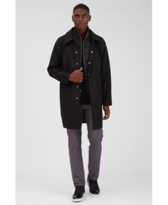 Men's Water-Resistant Mac Coat