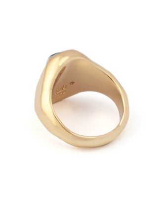 Malachite Molten Cocktail Ring