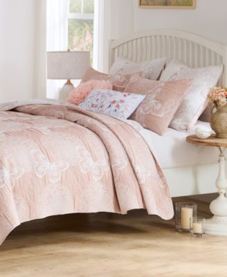 Mariposa Dahlia Matelass&amp;eacute; 2-Pc. Coverlet Set, Twin