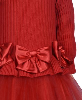 Baby Girls' Long-Sleeve Sweater Tutu Dress