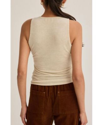 Women's Women's Liv Shirred Knit Tank Top