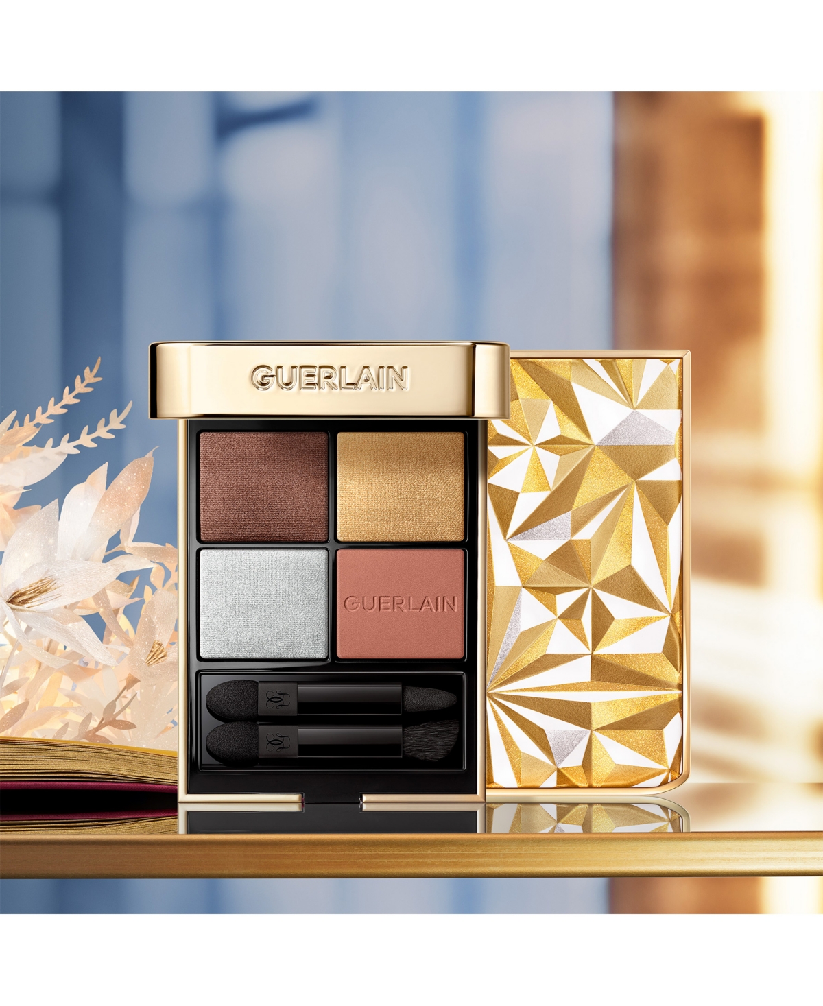 Guerlain Ombres G Stellar Glow Quad Limited-edition Eyeshadow Palette 6g In Transparent