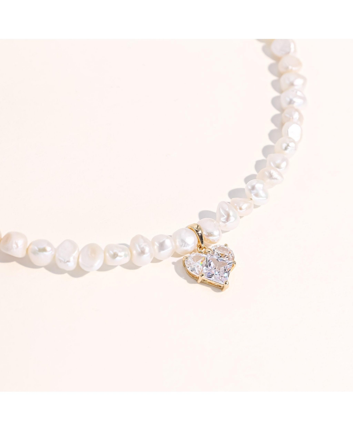 Lola Gold Heart Charm Necklace