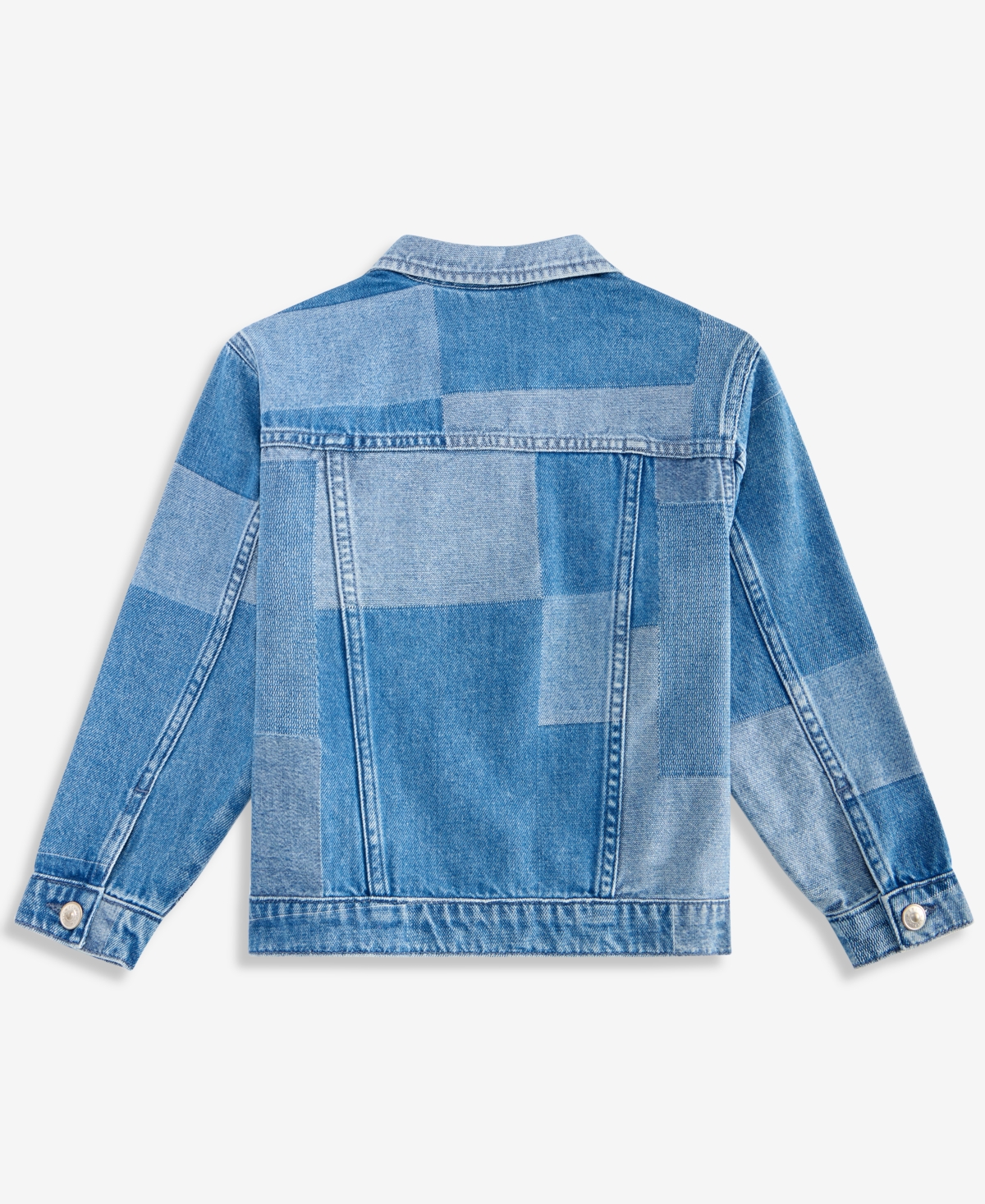 Epic Threads Girls 5-20 Cotton Patchwork Denim Trucker Jacket, Macy's Exclusive